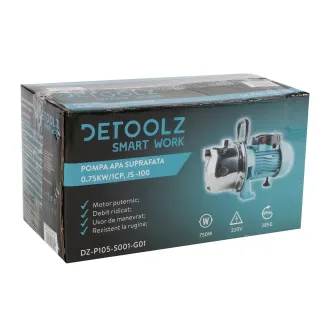 Повърхностна помпа Detoolz DZ-P105-S001-G01/ 750W