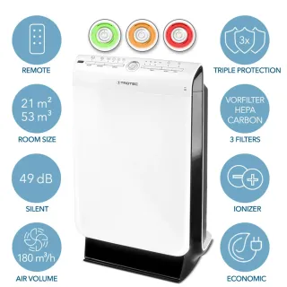 Дизайнерски пречиствател на въздух TROTEC AirgoClean® 100 E/ 39W