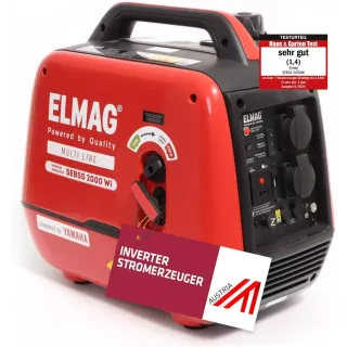 Инверторен генератор ELMAG SEBSS 2000Wi/ 230V/ 2,1kVA/ 4л