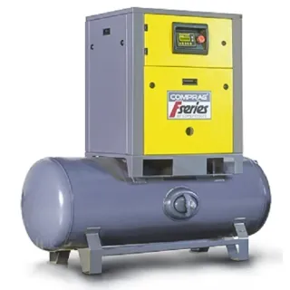 Винтов компресор с ремъчно задвижване и съд под налягане Comprag FR-0310/ 3kW/ 400V