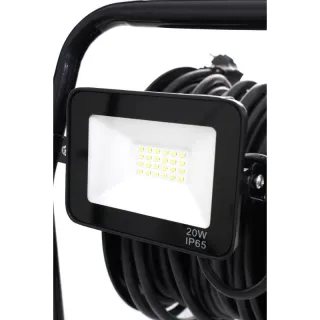 Удължител на макара с LED лампа KraftDele KD4037/ 30м