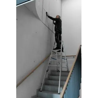 Двустранна телескопична стълба KRAUSE 134882 2x6