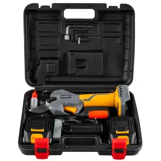 Акумулаторната ножица за клони Powermat PM-SA-21V-2AM/ 21V/ 2x2Ah