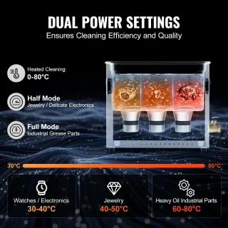 Ултразвукова почистваща вана VEVOR KZ-F6/ 500W