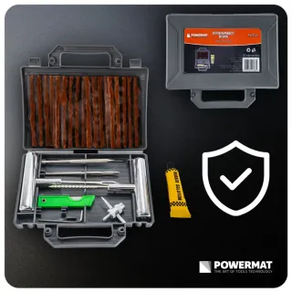 Комплект за ремонт на автомобилни гуми POWERMAT PM-ZNO-30T/ 30 части Комплект за ремонт на автомобилни гуми POWERMAT PM-ZNO-30T/ 30 части