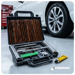 Комплект за ремонт на автомобилни гуми POWERMAT PM-ZNO-30T/ 30 части Комплект за ремонт на автомобилни гуми POWERMAT PM-ZNO-30T/ 30 части