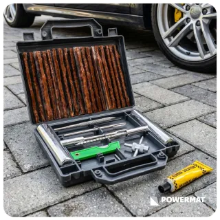 Комплект за ремонт на автомобилни гуми POWERMAT PM-ZNO-30T/ 30 части Комплект за ремонт на автомобилни гуми POWERMAT PM-ZNO-30T/ 30 части