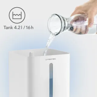 Ултразвуков овлажнител за въздух TROTEC B 3 E / 24W/ 6 л/24 ч
