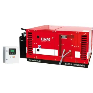 Комплект авариен генератор с контролен модул и автоматика ELMAG SEBSS 12000WDE-ASS-DSE4520/ 400V/12 kVA/ 20л