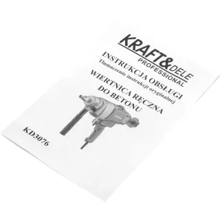 Диамантено-пробивна бормашина KraftDele KD3076/ 2300W