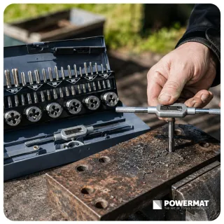 Комплект метчицци и палшки POWERMAT PM-ZNG-32T/ 32 бр.