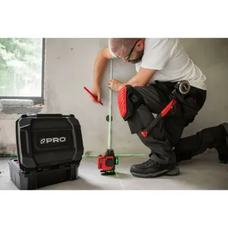 Комплект лазерен нивелир + аксесоари PRO PRO-AQ4DG/ 30м Комплект лазерен нивелир + аксесоари PRO PRO-AQ4DG/ 30м