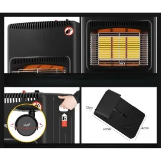 Газова печка за отопление Ziel LQ-H002 / 4.2 kW Газова печка за отопление Ziel LQ-H002 / 4.2 kW