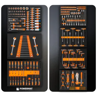 Количка с инструменти POWERMAT PM-SN-261M/ 261 части Количка с инструменти POWERMAT PM-SN-261M/ 261 части