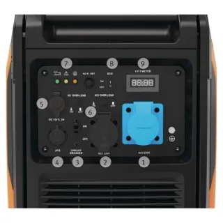 Инверторен бензинов генератор UNICRAFT PG-I 55 SE-S HC/ 5.5 kW/ 230V/ 11 л