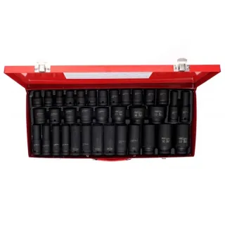 Комплект удължени ударни вложки KraftDele KD1175/ 35 броя