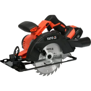 Акумулаторен ръчен циркуляр Yato YT-82810/ 18V/ 2Ah