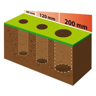 Електрически свредел FARTOOLS TE 1200 / 1.2 kW, 120 mm