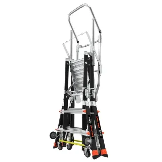 Стълба с предпазен кош Little Giant Cage Adjustable 3-5 Fiberglass/ 152 см Стълба с предпазен кош Little Giant Cage Adjustable 3-5 Fiberglass/ 152 см