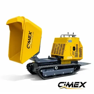 Верижен мини дъмпер с реверсивна кофа CIMEX WB-1200R/ 1200 кг/ 15 к.с.