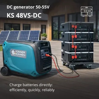Бензинов генератор KOENNER-SOEHNEN KS 48VS-DC/ 3.3kW/ 50-55V/ 12л
