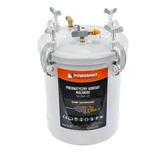 Пневматичен агрегат за боядисване Powermat PM-PAM-10T/ 10 л Пневматичен агрегат за боядисване Powermat PM-PAM-10T/ 10 л