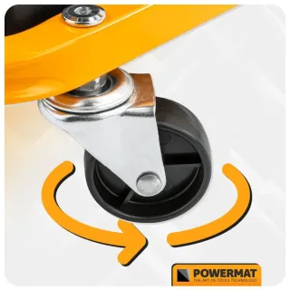 Автомонтьорска лежанка и стол 2 в 1 Powermat PM-LWS-150T/ 150 кг