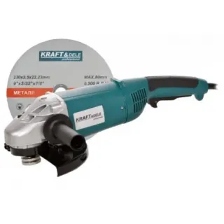 Ъглошлайф KraftDele KD536, 2000W	