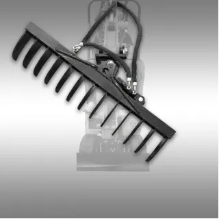 Хидравлично въртящо се гребло за мини багер Jansen 1517072 Хидравлично въртящо се гребло за мини багер Jansen 1517072