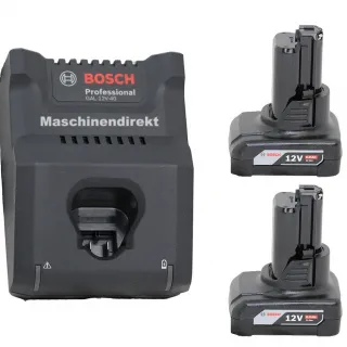 Стартов комплект Bosch 2 x GBA 12V 6.0Ah + GAL 12V-40 Professional Стартов комплект Bosch 2 x GBA 12V 6.0Ah + GAL 12V-40 Professional