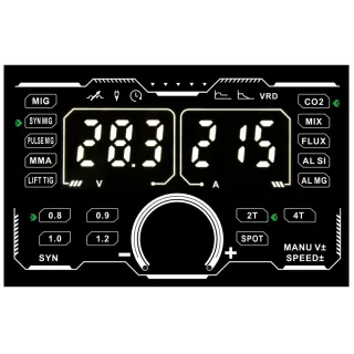 Инверторен заваръчен апарат MIG/MAG Powermat PM-PAS-215L/ 215A Инверторен заваръчен апарат MIG/MAG Powermat PM-PAS-215L/ 215A