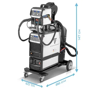 Заваръчен апарат STAHLWERK MIG MAG 350 DP/ 400V/ 350A Заваръчен апарат STAHLWERK MIG MAG 350 DP/ 400V/ 350A