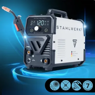 Заваръчен апарат STAHLWERK Mini FLUX 120 ST Digital/ 120A
