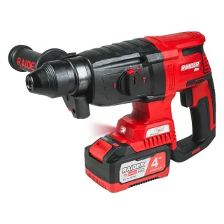 Акумулаторен перфоратор Raider RDP-BRH20 Case R20 SDS+/ 20 V/ 4 Ah