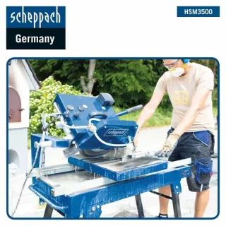 Машина за рязане на камък и плочки Scheppach HSM3500, 2000W