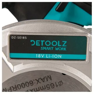 Акумулаторен циркуляр Detoolz DZ-SE185/ 18V/ 165 мм