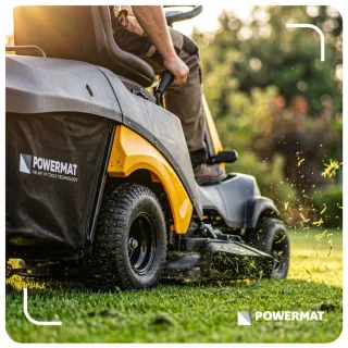 Тракторна косачка Powermat PM-OTS-6HPM/ 6 к.с./ 150 л/ 660 мм