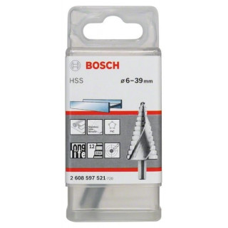 Стъпаловидно свредло HSS на Bosch 6 - 39 mm Стъпаловидно свредло HSS на Bosch 6 - 39 mm