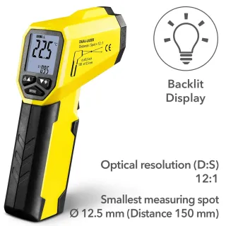 Инфрачервен термометър / пирометър TROTEC BP21