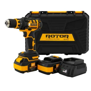 Акумулаторен винтоверт ROTOR RDB21/ 21V/ 2х3Ah