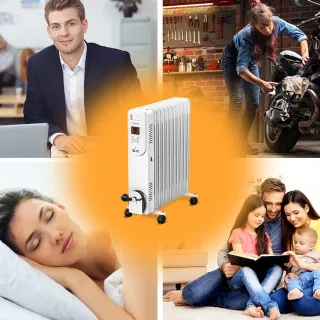 Маслен радиатор TROTEC TRH 26 E/ с дистанционно/ 2,5kW
