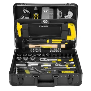 Гедоре комплект с вложки и ръчни инструменти Stanley STMT98109-1/ 142 бр.