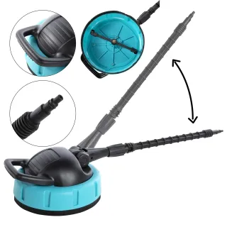 Ротационна четка с дръжка за водоструйки Detoolz DZ-CI113/ 30 см