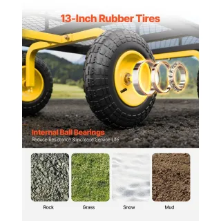 Градинска количка VEVOR V1400/ 635 кг Градинска количка VEVOR V1400/ 635 кг