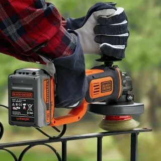 Акумулаторен ъглошлайф Black and Decker BCG720M1/ 18V/ 4 Ah Акумулаторен ъглошлайф Black and Decker BCG720M1/ 18V/ 4 Ah