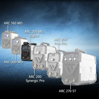 Инверторен заваръчен апарат STAHLWERK ARC 200 MD Digital/ 200A