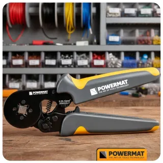 Клещи за кримпване Powermat PM-ZDTK-175T/ 175 мм Клещи за кримпване Powermat PM-ZDTK-175T/ 175 мм