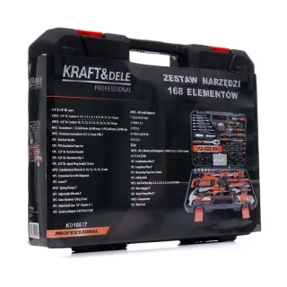Гедоре комплект KraftDele KD10837/ 168 части