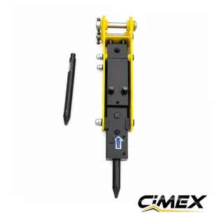 Хидравличен къртач за мини багери с 2 броя шило CIMEX CHE12RS-HB/ 200 J