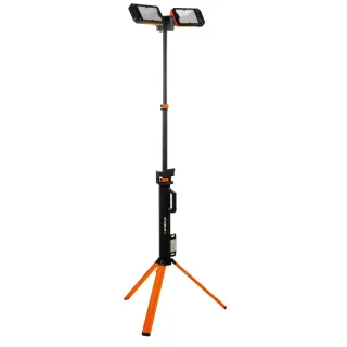 Телескопична LED лампа с триножник и 2 въртящи се глави Mondelin 865070/ 7,3V/ 4Ah